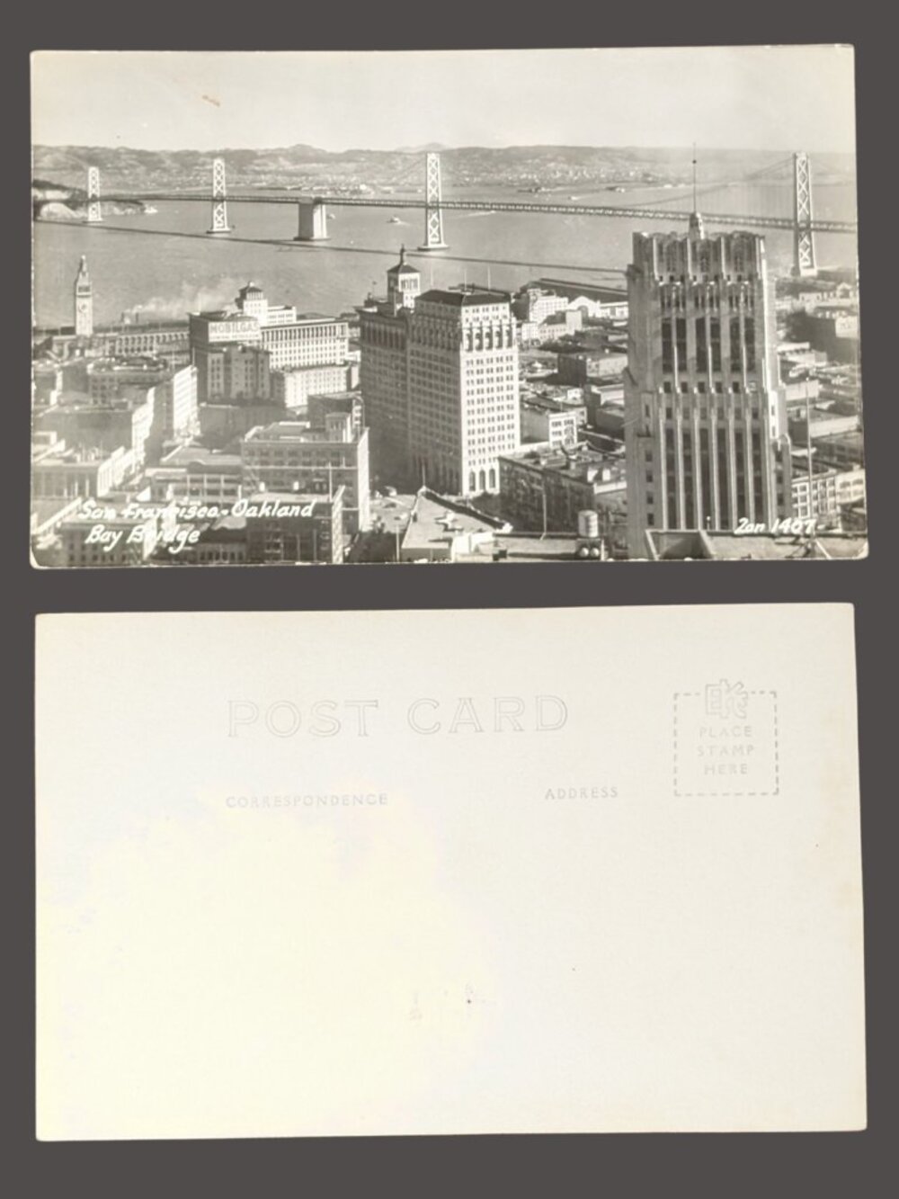 POSTCARD SALE 10/$20 Blank California San Francisco Real Photo Postcard RPPC